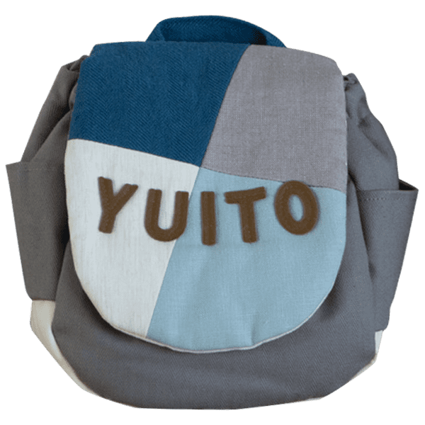 名入れベビーリュック パズルシリーズ（パズルブルー）男の子におすすめ