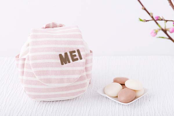 名入れベビーリュックと小分けタイプの一升餅セット