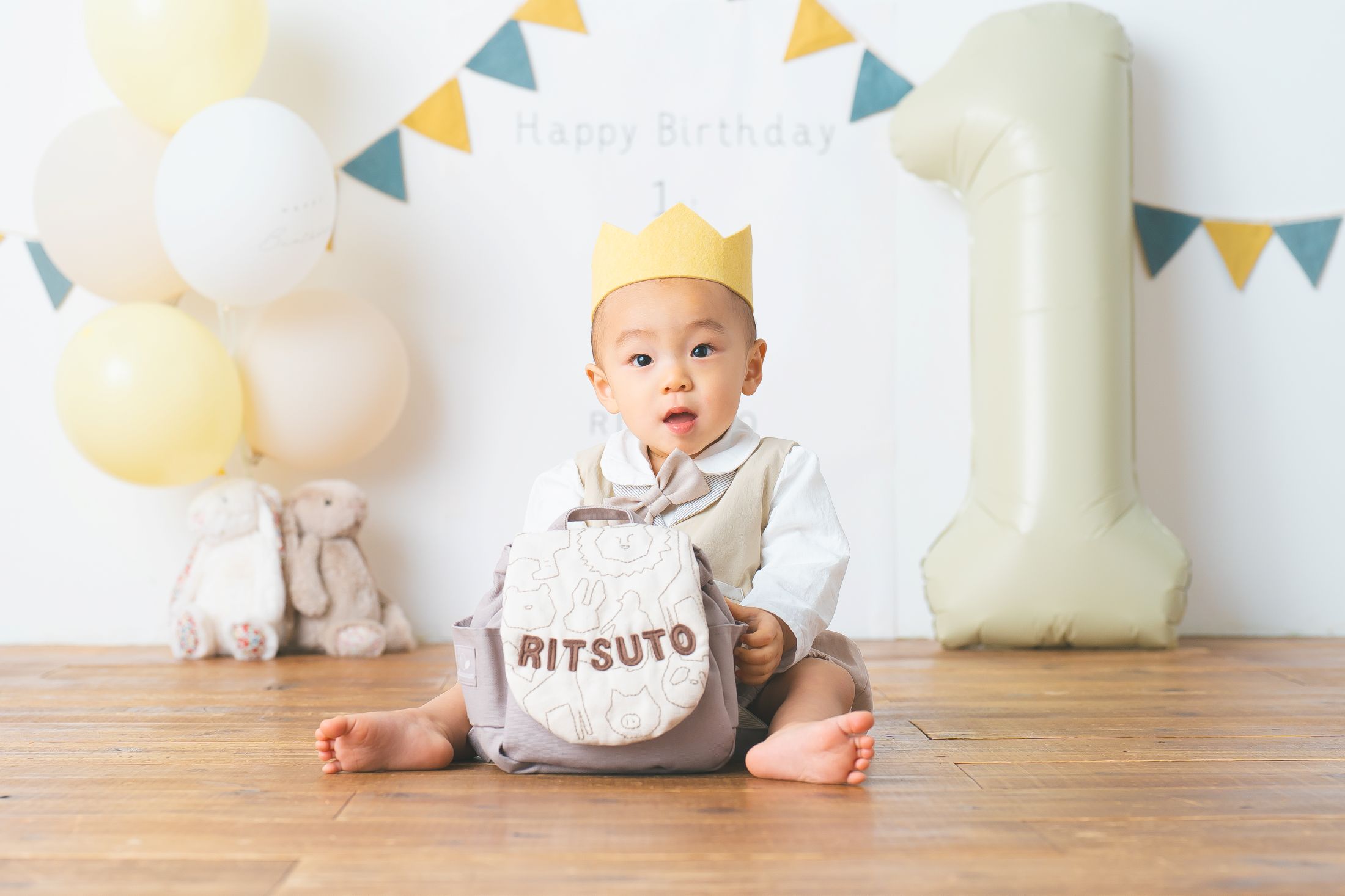 1歳誕生日祝いにおすすめの一升餅とベビーリュックのメインビジュアル