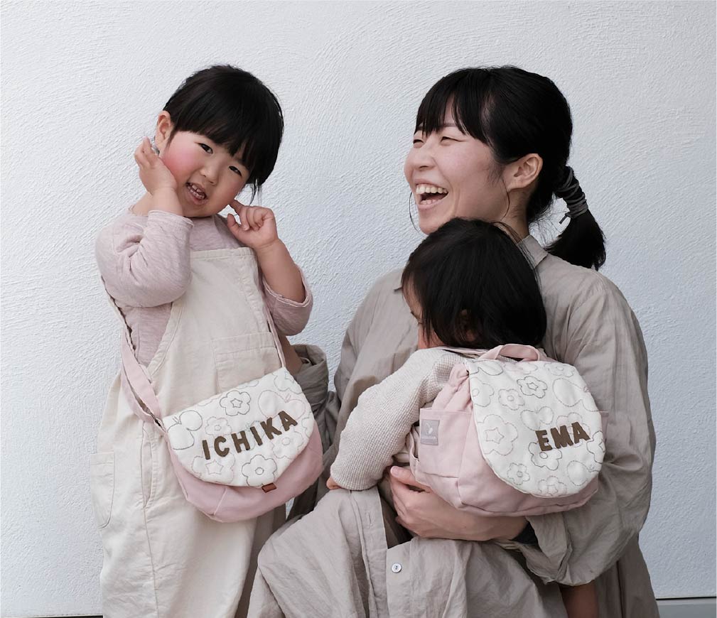 上の子向け名入れキッズショルダーのイメージ