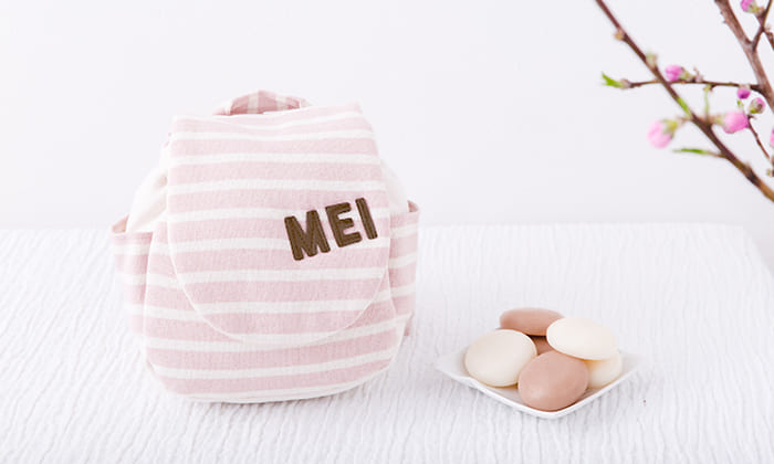 名入れリュックと一升餅の小分けセット|1歳誕生日に人気の背負い餅ギフト