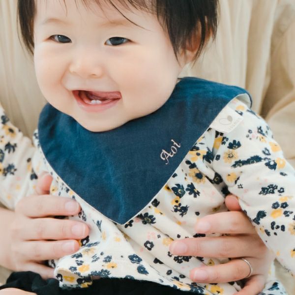 2way】つけえりスタイ1枚【名前入り】(全5色) | ママとベビーのギフト