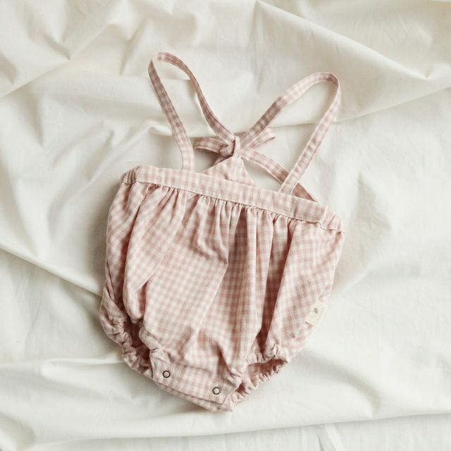 紐付きかぼちゃパンツ（無地・ギンガムチェック柄） | ママとベビーの