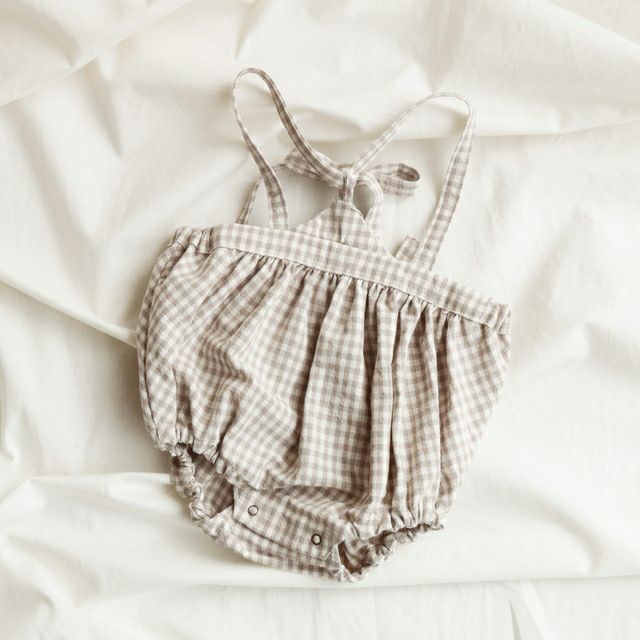 紐付きかぼちゃパンツ（無地・ギンガムチェック柄） | ママとベビーの