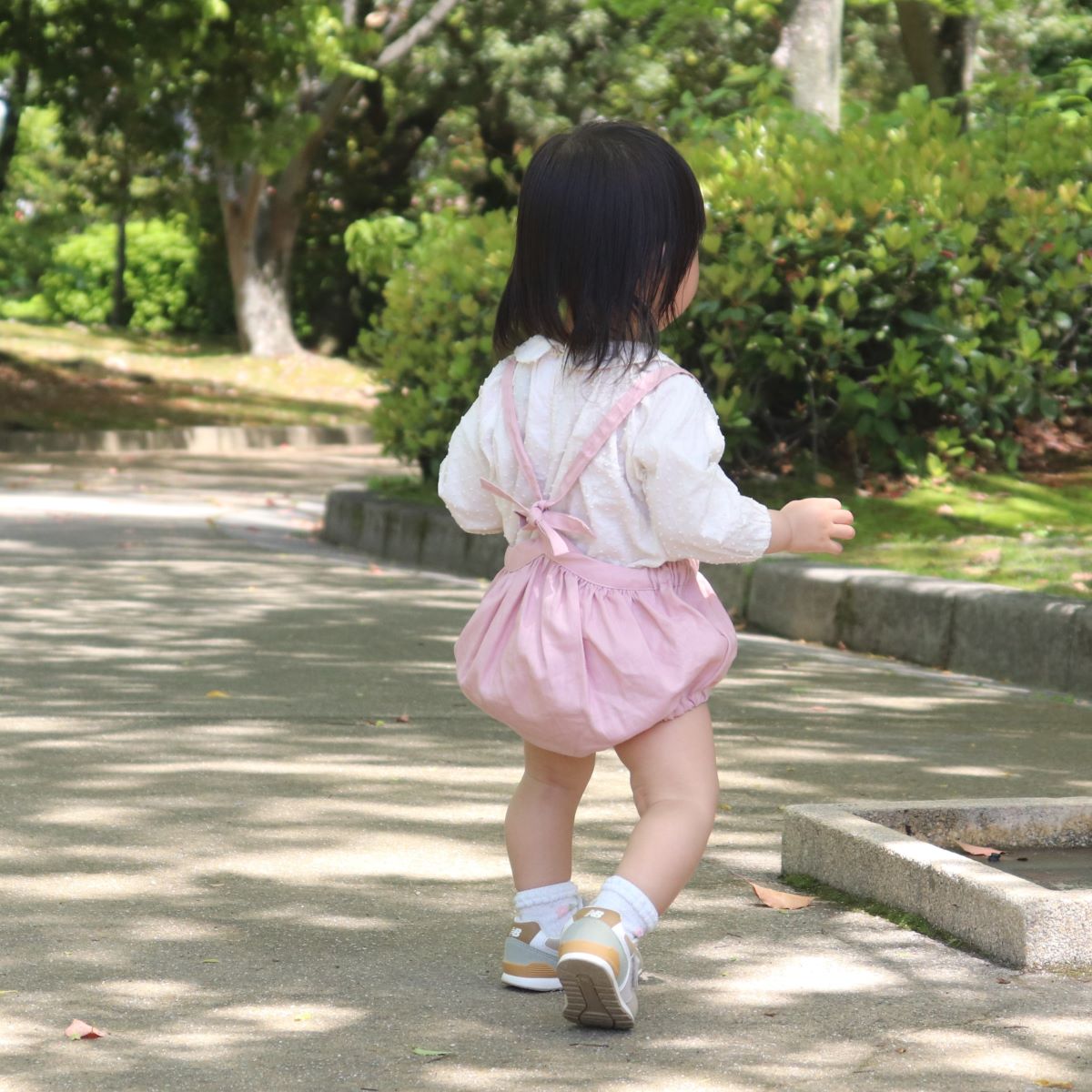 単品】紐付きかぼちゃパンツ（無地・ギンガムチェック柄） | ママと